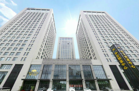 石家莊美團(tuán)點評辦公樓裝修設(shè)計工程