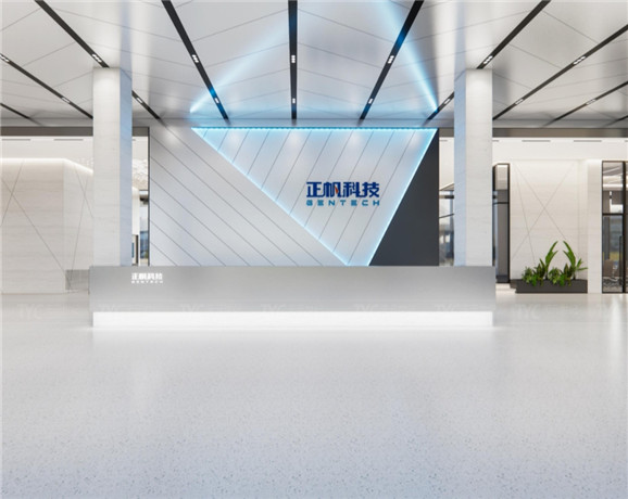 正帆科技辦公樓設(shè)計裝修案例